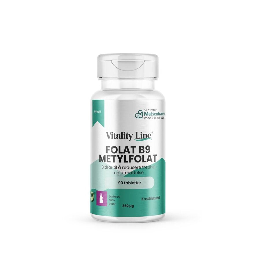 B9 methylfolat 90 tabletter