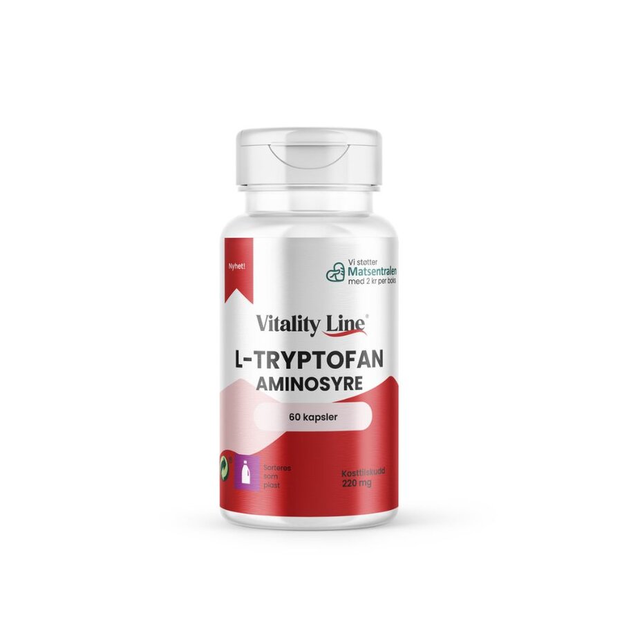 L-Tryptofan 220 mg 60 kapsler