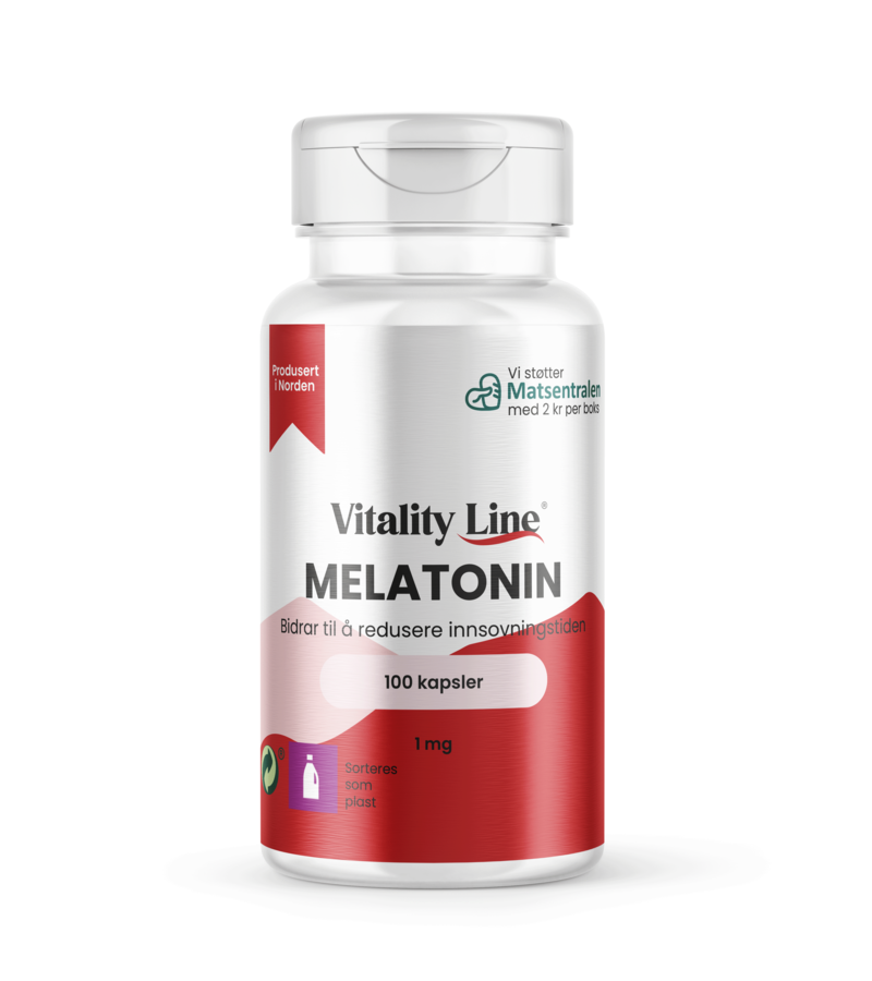 Melatonin 1 mg 100 kapsler