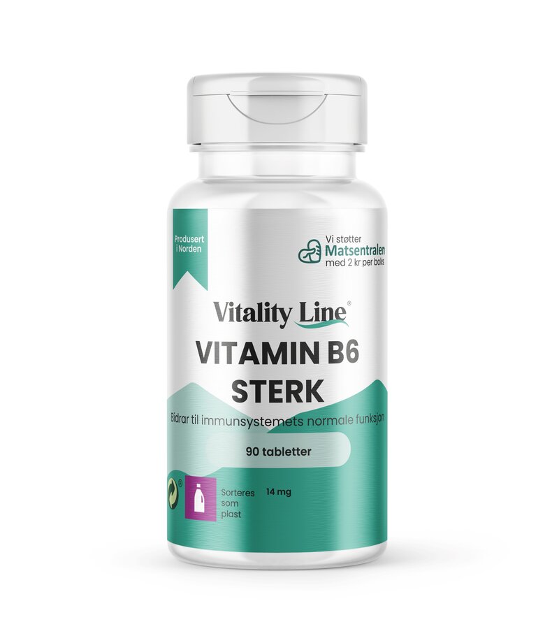 Vitamin B6 sterk 90 tabletter