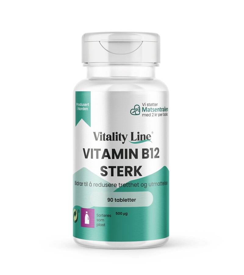 Vitamin B12 sterk 90 tabletter
