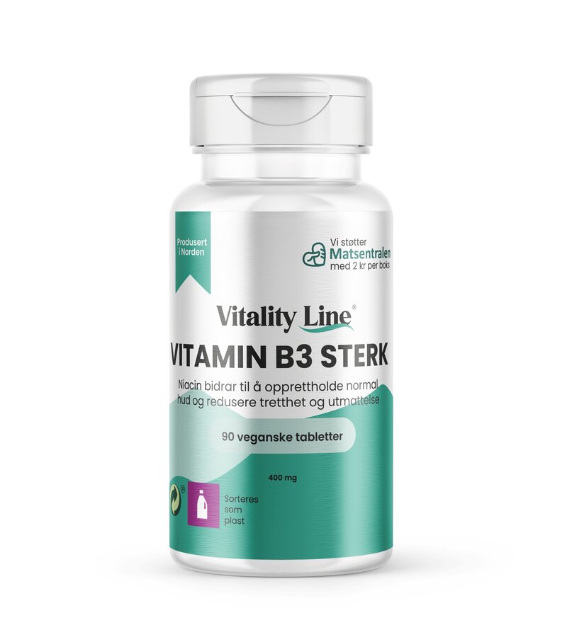 Vitamin B3 sterk 90 tabletter