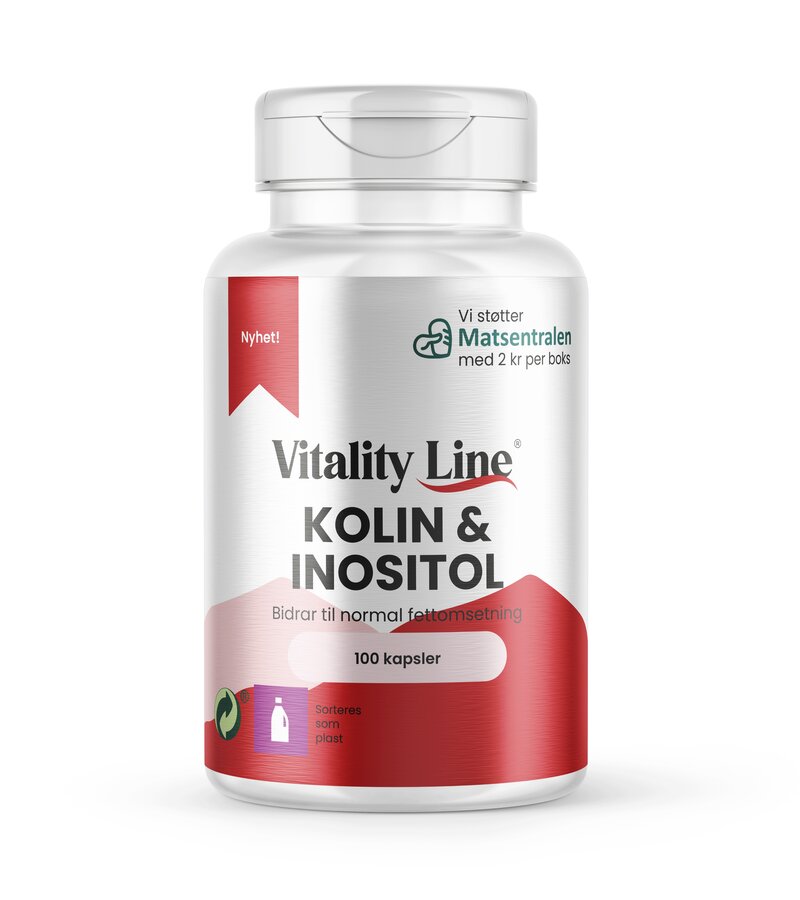 Kolin & inositol 100 kapsler