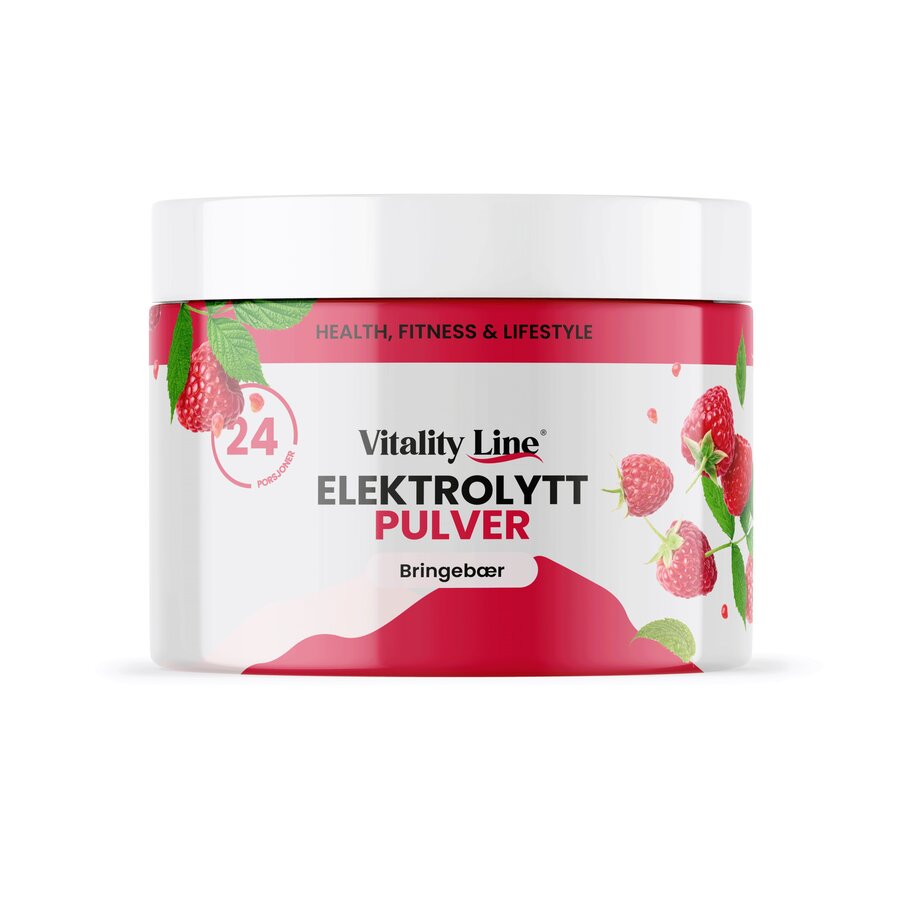 Elektrolyttpulver bringebær 120 g