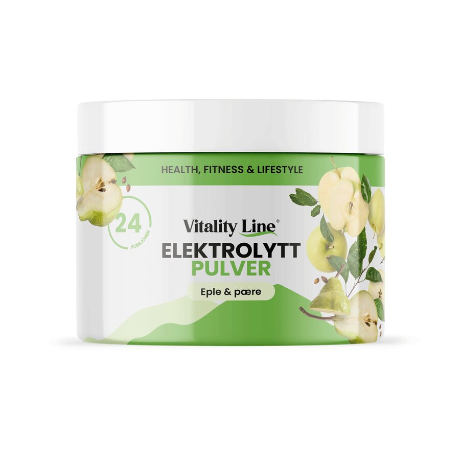 Elektrolyttpulver eple og pære 120 g