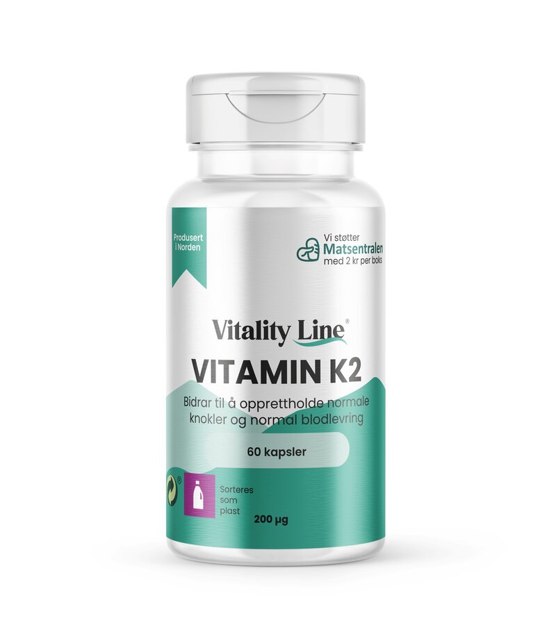 Vitamin K2 60 kapsler