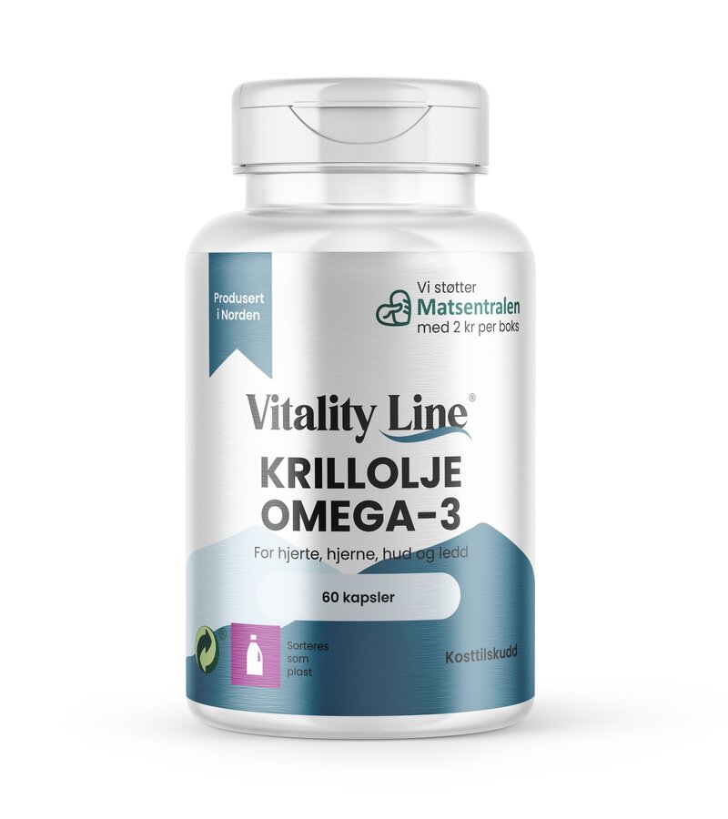 Krill olje omega 3 60 kapsler