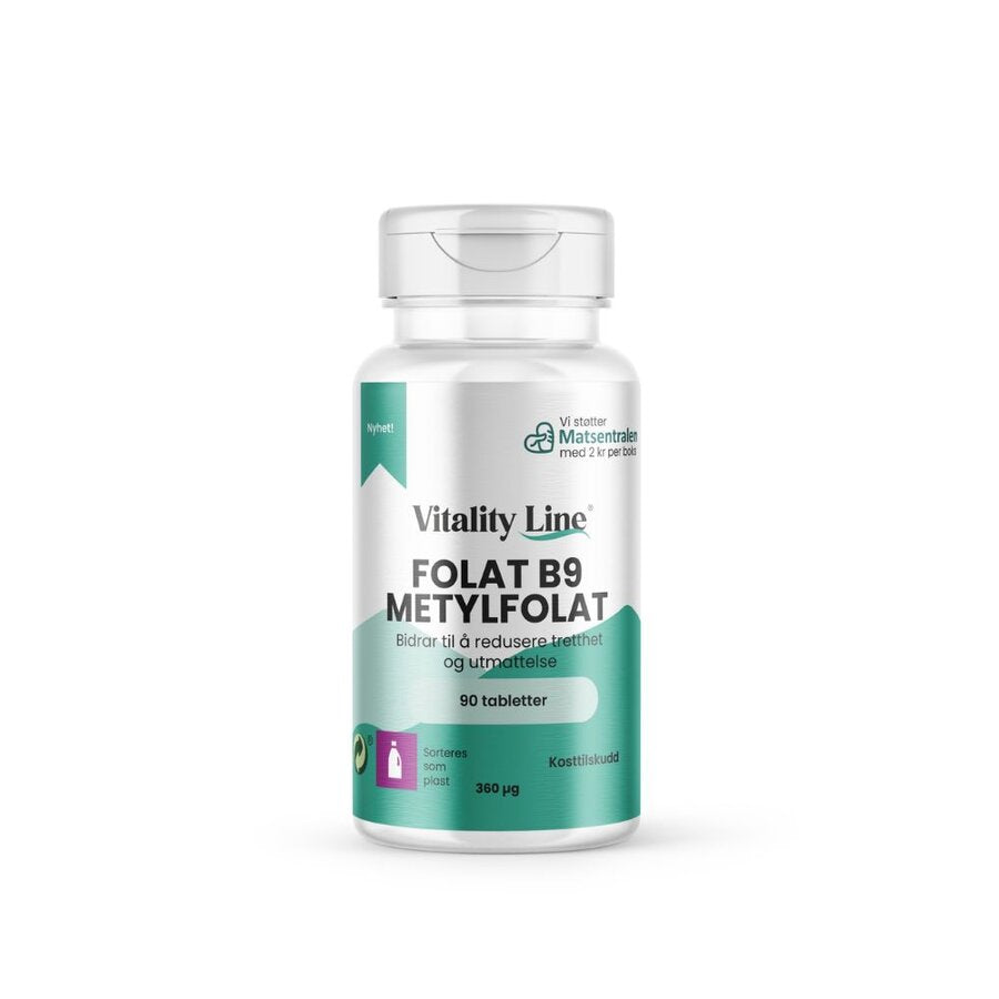 B9 methylfolat 90 tabletter