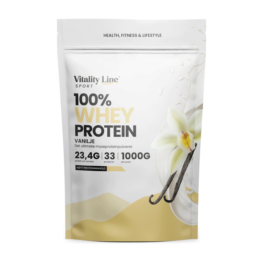 Whey vanilje 1 kg