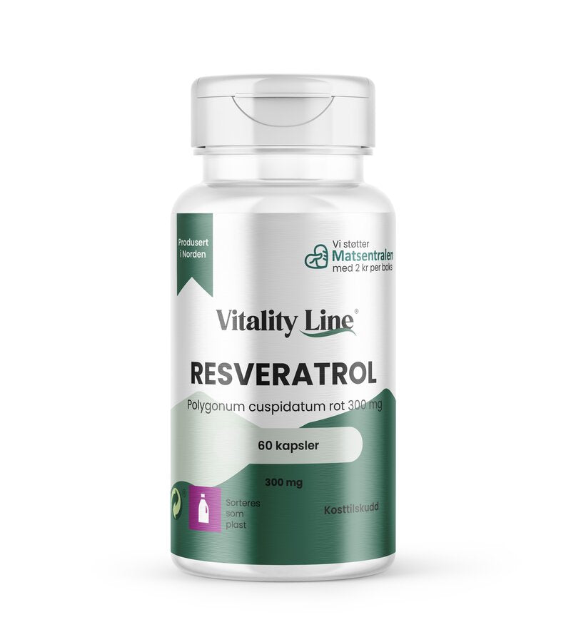 Resveratrol 60 kapsler